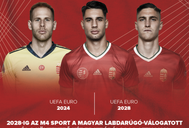 Újabb történelmi bejelentés: 2028-ig az M4 Sport a magyar labdarúgó-válogatott és a következő két Eb kizárólagos otthona