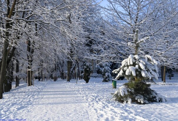 Séta a havas Losoncon – Képekkel