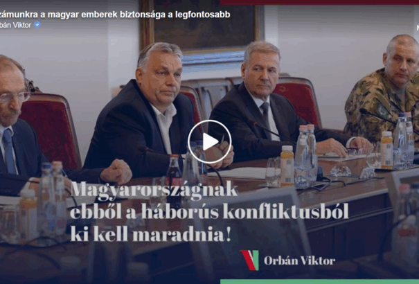 Orbán Viktor: Elítéljük Oroszország katonai fellépését