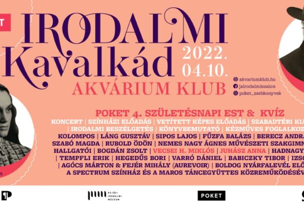 Tamási Áron, Nemes Nagy Ágnes és POKET Irodalmi Kavalkád a budapesti Akváriumban a költészet napján