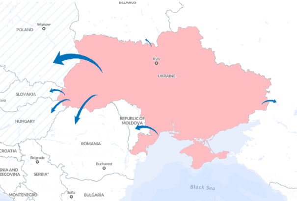 Orosz-ukrán háború: Több mint hárommillió ember menekült el a harcok elől külföldre