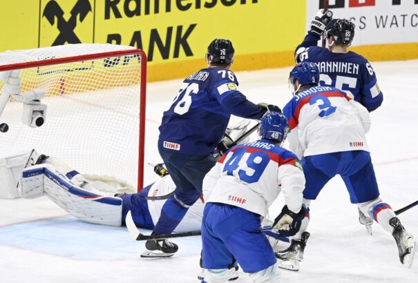 A nyolcaddöntőben estek ki a szlovák hokisok az A-csoportos Vb-n. Szlovákia-Finnország 2:4