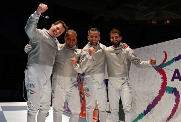 Vívó Eb: Legyőztük az ukránokat, aranyérmes a magyar férfi kardcsapat!