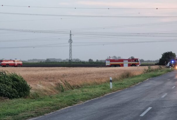 Alig 15 perc alatt égett le a 30 hektár – Újabb részletek a tegnapi csallóközi gabonatűzről
