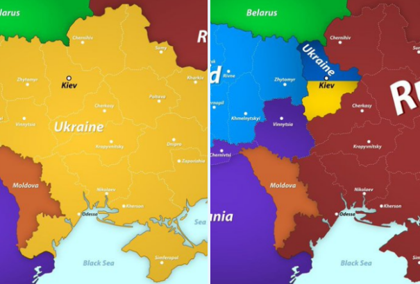 Ukrajna felosztását vizionálja az orosz exelnök