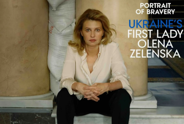 Nagy felháborodást váltottak ki az ukrán first lady fotói a Vogue magazin címlapján