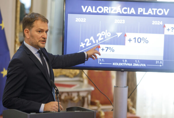 Matovič bemutatta a nővérek béremelésének tervezetét. Csehországhoz zárkózna fel