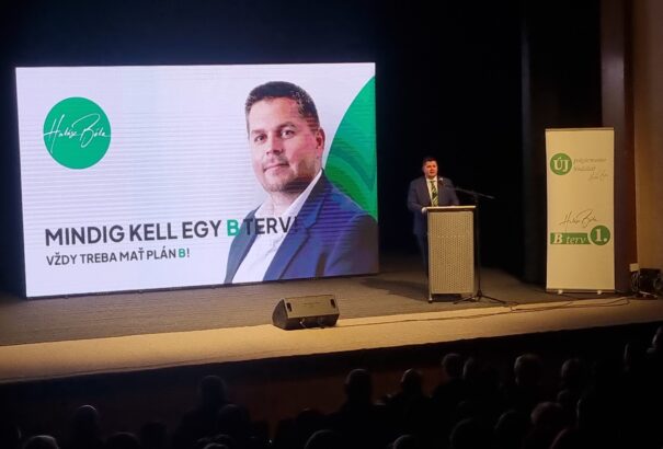 Szoros küzdelem várható Gútán – Halász Béla az egyik esélyessé lépett elő (Kampányzárón jártunk)