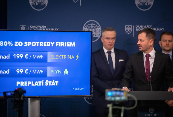 Jön az ársapka a földgázra és a villany árára Szlovákiában