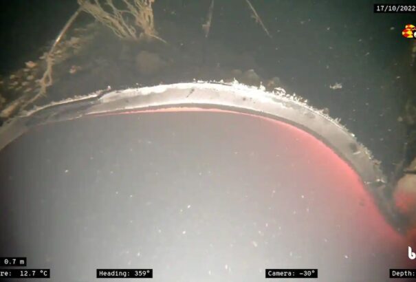 Megérkeztek az első felvételek a felrobbantott Északi Áramlatról