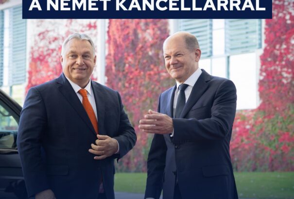 Orbán Berlinben: gyümölcsöző megbeszélést folytattunk a német kancellárral