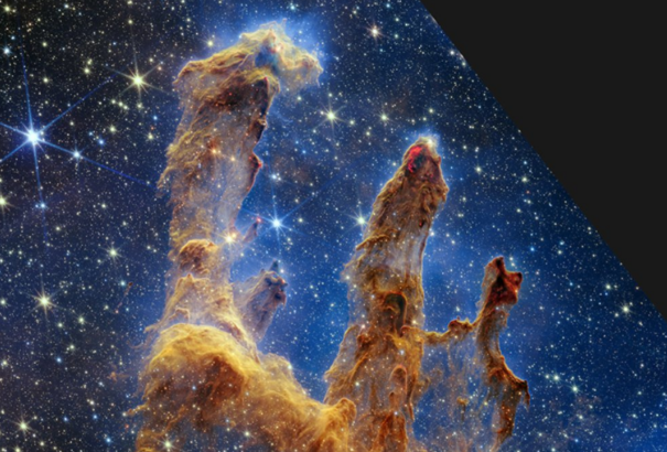 Közzétette első felvételét a Teremtés oszlopairól a James Webb-űrteleszkóp