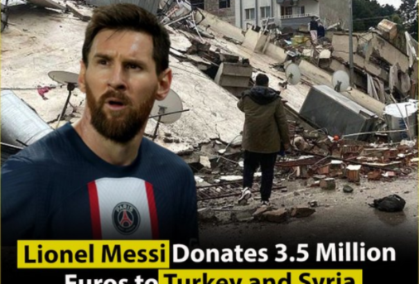 Messi a zsebébe nyúlt, milliókkal támogatja a földrengés áldozatait