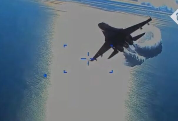 Nyilvánosságra hozták az amerikai drón és az orosz vadászgép ütközéséről készült videót (videó)