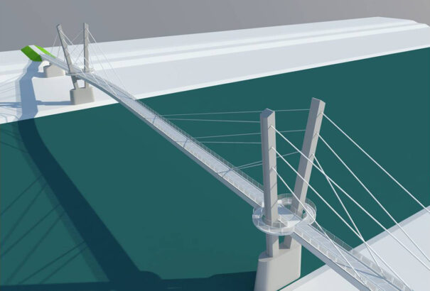 Megkezdődött a Doborgaz–Dunakiliti szlovák-magyar kerékpáros híd építése