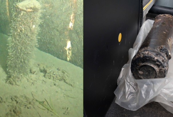 A dánok kiemelték a tengerfenékről az Északi Áramlatnál talált titokzatos objektumot