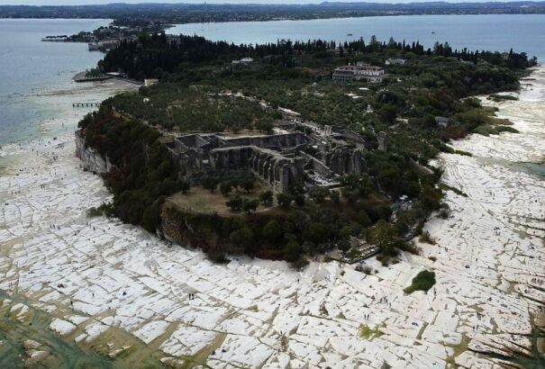 70 éves negatív csúcson az olaszországi Garda-tó vízszintje