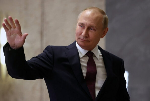 Szemlét tartott az orosz erők parancsnokságán Herszon megyében Vlagyimir Putyin