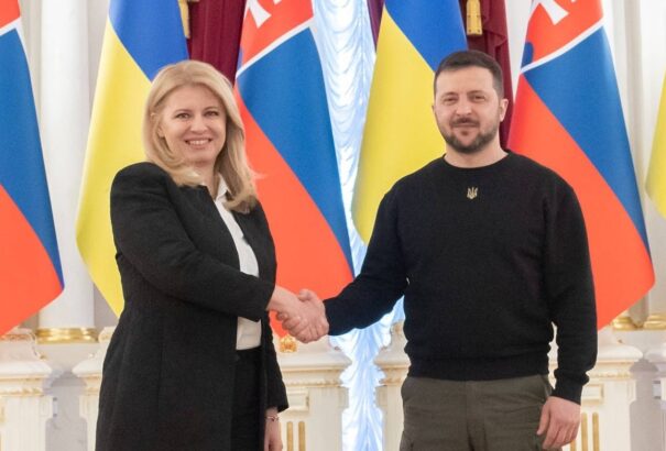 Čaputová Ukrajnában ismét támogatásáról biztosította Zelenszkijt