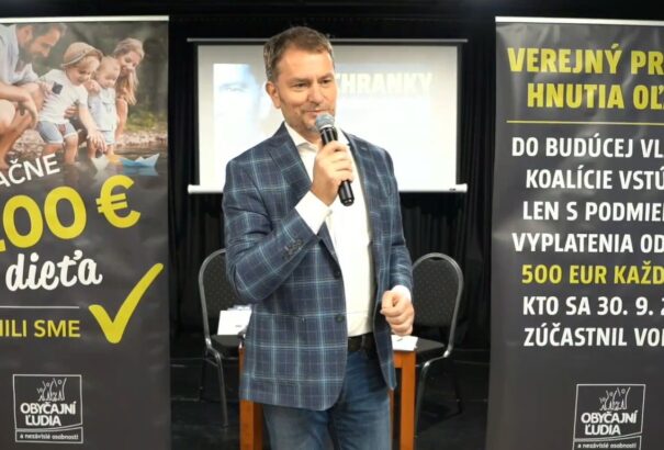 Matovič ma megérkezett Dél-Szlovákiába: Komáromban és Érsekújvárban kampányol