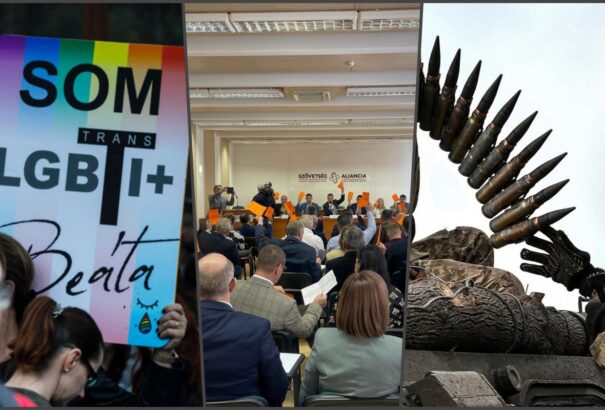 Körkép.sk-hírlevél: Támadnak az agresszív LMBTQ-aktivitsák. Szakad a Most-Híd. Dől a lőszer Ukrajnába