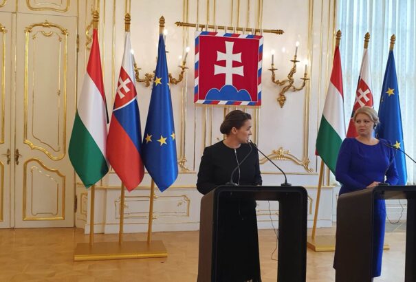 Novák Katalin köszönetet mondott Zuzana Čaputovának