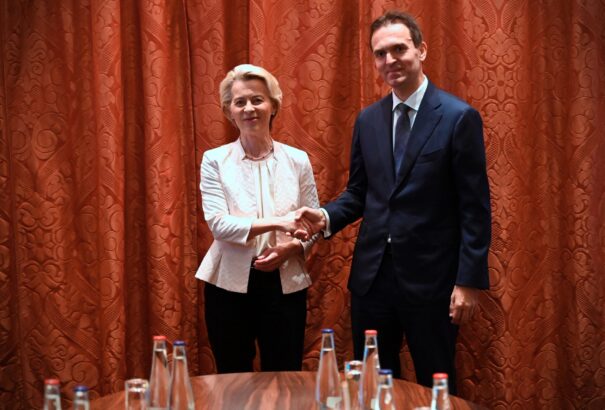 Ódor Lajos miniszterelnök Ursula von der Leyennel találkozott