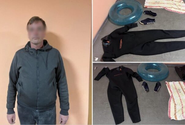 Az orosz FSZB őrizetbe vett egy szlovák férfit, aki Észtországból úszott át orosz területre