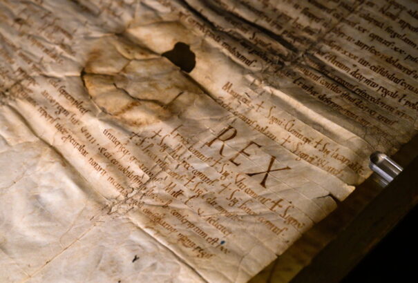 Megtekinthető a Tihanyi Apátság alapítólevele