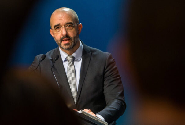 Kovács Zoltán: az EP határozati javaslata nyomásgyakorlás, mert „nem álltunk be a háborúpárti irányvonalba”