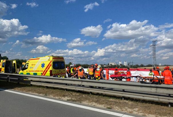 Hat szlovák sérült meg a Brünn közelében történt buszbalesetben