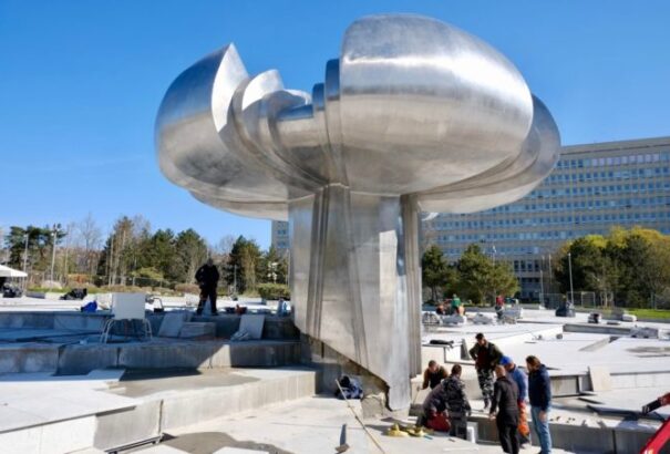 40 év után újra csillog-villog az ismert szökőkút Pozsonyban