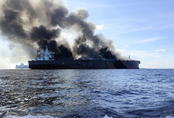 Ukrán dróntámadás ért egy orosz tartályhajót a Fekete-tengeren