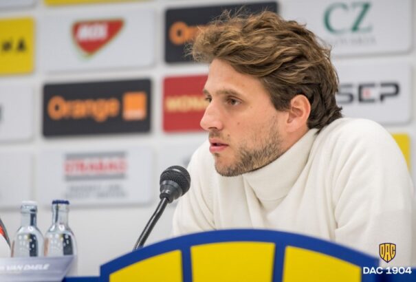 Jan Van Daele elismerte, hogy hibáztak. Szerinte nincs pánikhangulat a DAC-nál a Slovan elleni derbi előtt