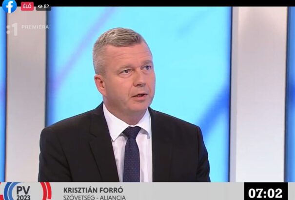 Forró az RTVS-en: Ha a magyarok boldogulnak Szlovákiában, mindenki boldogulni fog – videóval