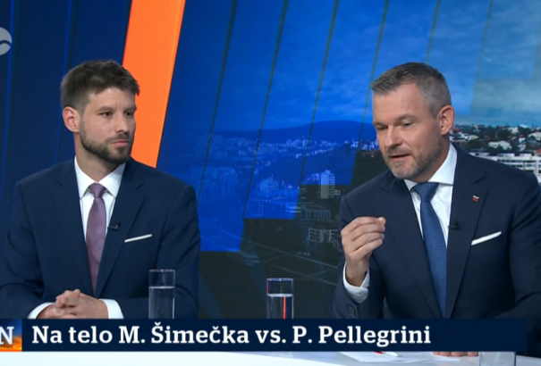 Pellegrini egy progresszív kulcstémában alázta le Šimečkát: „Ön pont úgy beszél, mint egy brüsszeli aktivista”