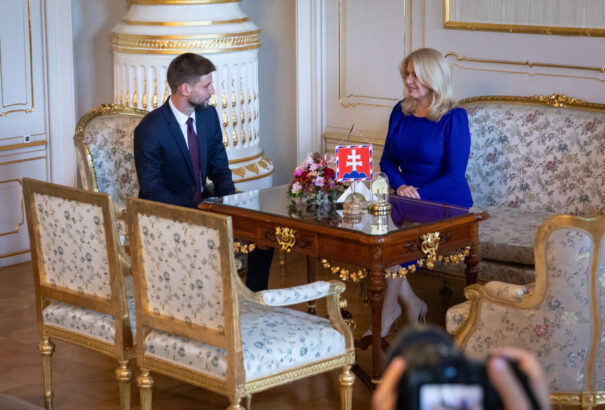 Már Šimečka is volt Čaputovánál, tárgyalásokat folytat a többi párt elnökével is