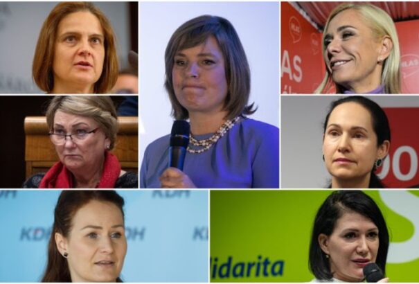 Remišová, Záborská, Kolíková és Kurilovská. Az újonnan megválasztott parlamentben 33 nő foglalhat helyet