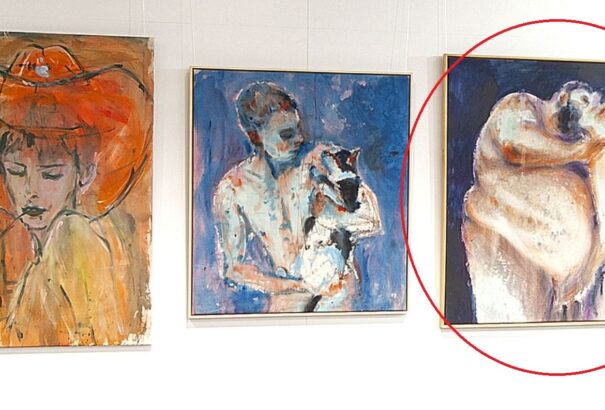 Festménybotrány Szlovákiában: A minisztert felháborította az ölelkező férfiakat ábrázoló alkotás