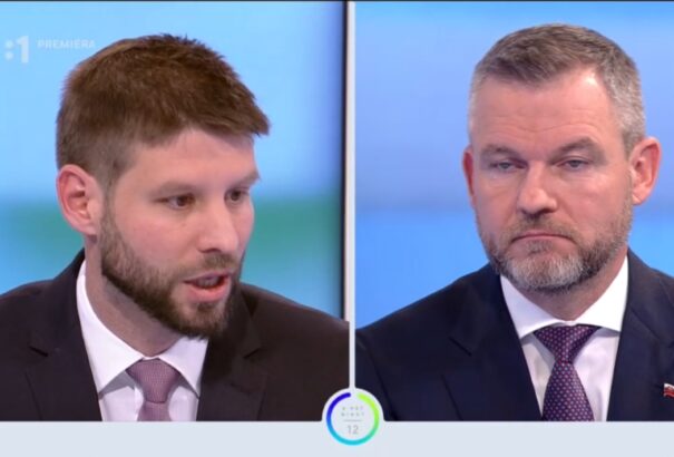 Pellegrini-Šimečka vita az 5 perc múlva 12-ben: Mást gondol a koalíció és az ellenzék a jogállamiságról