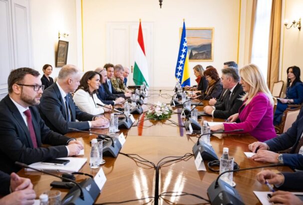 Szarajevóba látogatott Novák Katalin köztársasági elnök