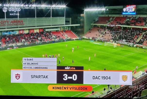 Kiütötték a DAC-ot Nagyszombatban. Spartak – DAC 3:0