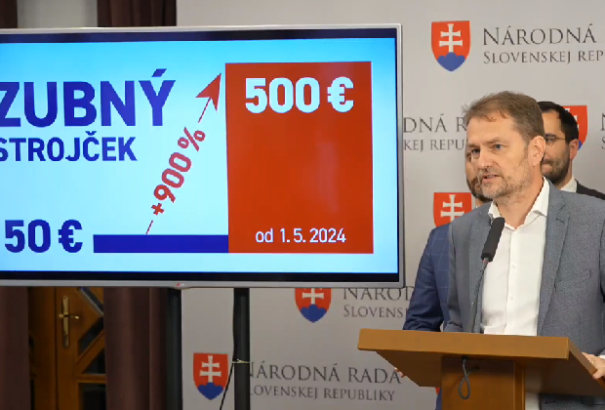 Matovič szociális kleptokratáknak minősítette a kormány tagjait a fogorvosi kedvezmények eltörlése miatt