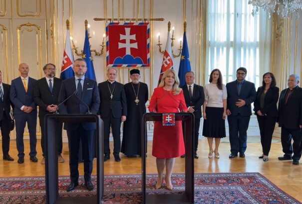 Zuzana Čaputová és Peter Pellegrini az egyházak vezetőivel találkozott