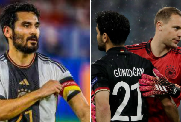 Foci-Eb: Gündogan nem követi Neuer példáját, nemzeti színű karszalagot visel majd a szivárványos helyett