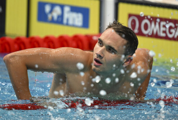 Milák Kristóf aranyéremmel tért vissza a nemzetközi mezőnybe