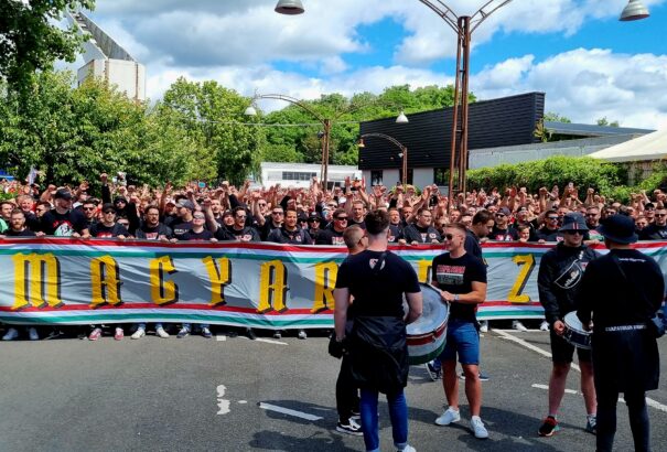 Magyarország Svájc ellen kezdett a labdarúgó Eb-n. A kölni szurkolói vonulás képei