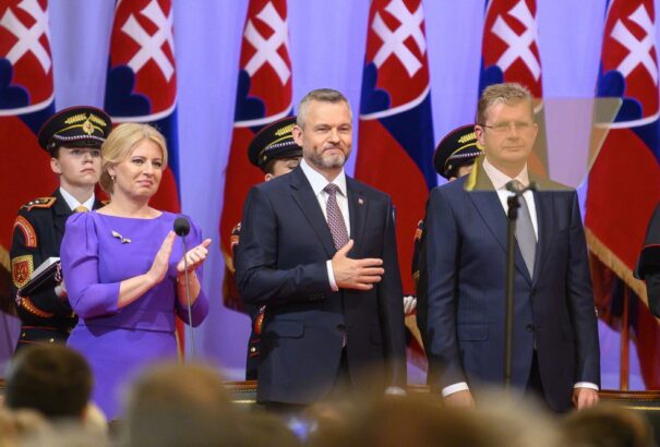 Pellegrini letette az elnöki esküt