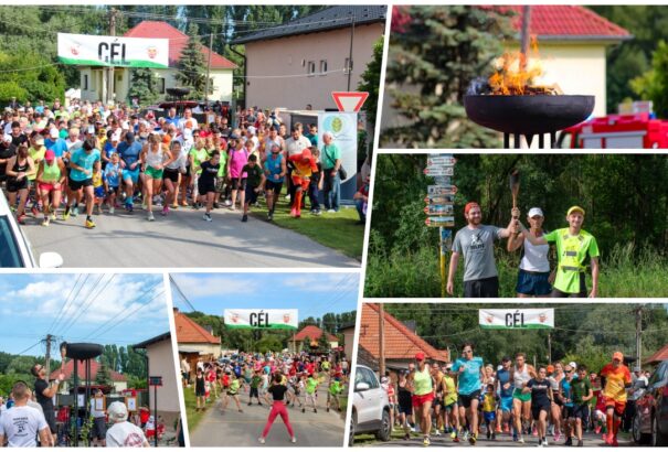 Több mint kétszáz résztvevővel folytatódott Csicsón a Csiliz Menti Lángfutás