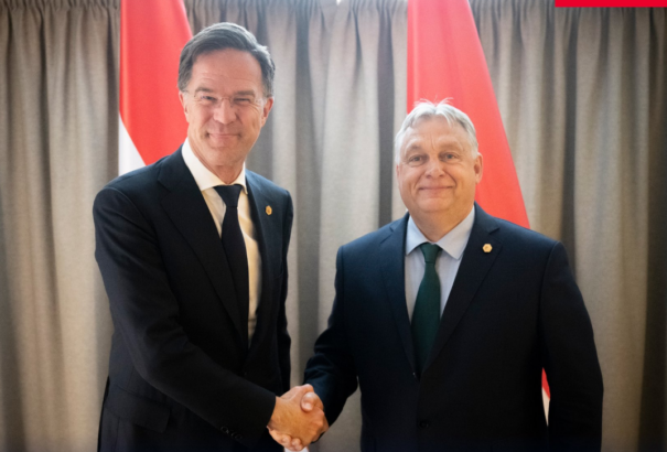 Orbán Viktor: Magyarország kész támogatni Mark Rutte jelölését a NATO-főtitkári posztra